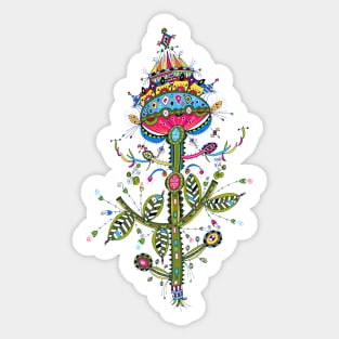 Art Flower Sticker